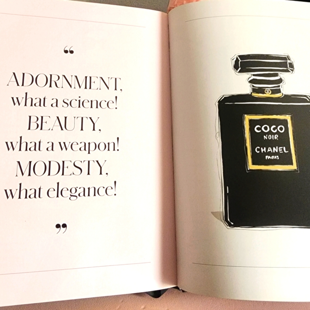 Co-Co Chanel Black Hardcover Table Top book. (New)
